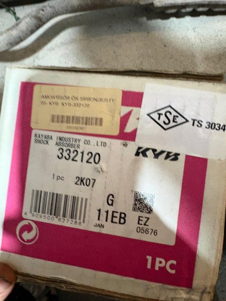 subaru justy ön sağ sol amortisör sıfır